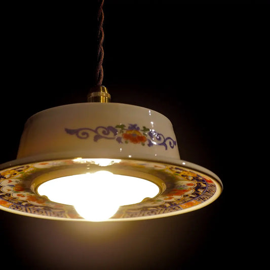 有田焼｜丸喜陶苑｜花文様｜ペンダントライト