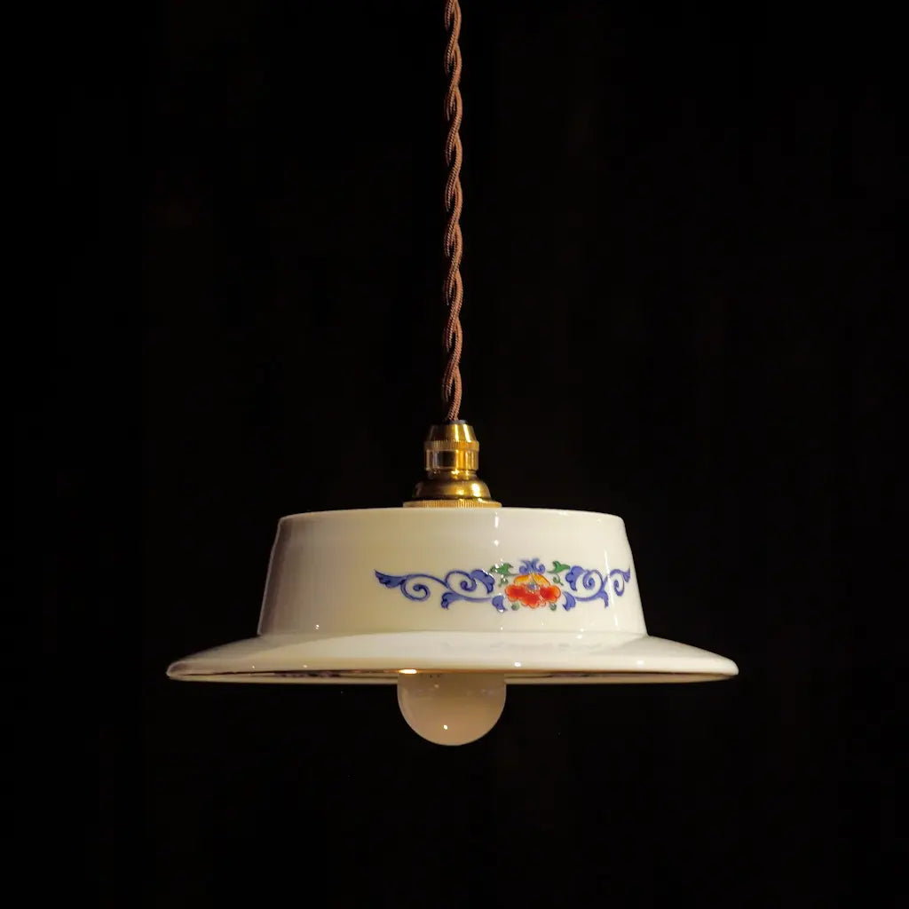 有田焼｜丸喜陶苑｜花文様｜ペンダントライト