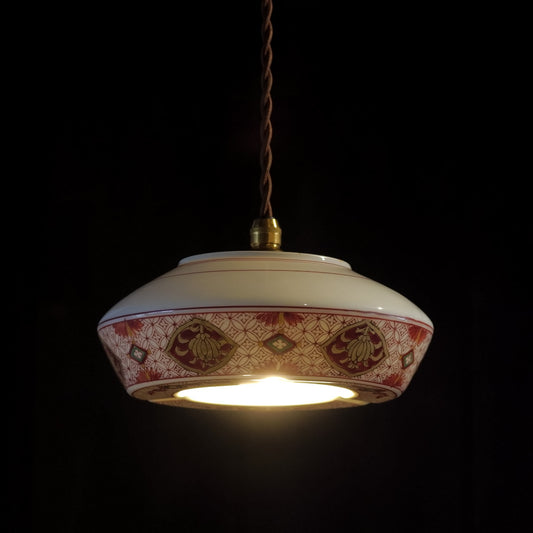 有田焼｜秀峰｜赤絵｜金彩｜ペンダントライト