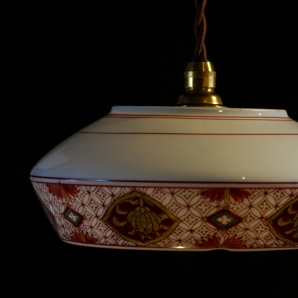 有田焼｜秀峰｜赤絵｜金彩｜ペンダントライト