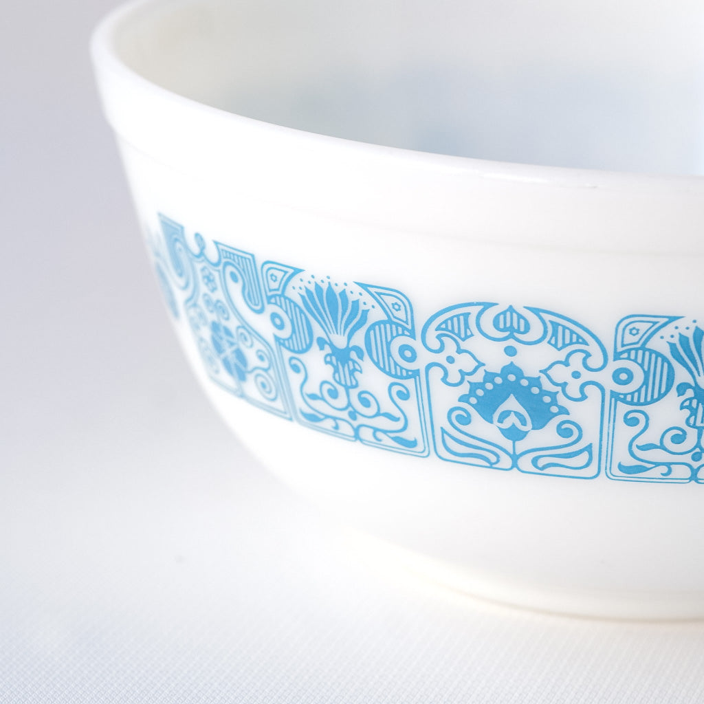 オールドパイレックス｜pyrex｜ホライゾンブルー｜ミキシングボウル｜ペンダントライト