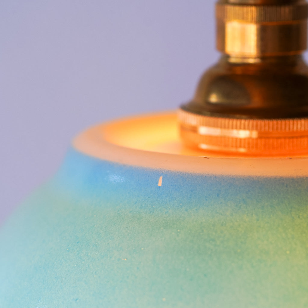 オールドパイレックス｜pyrex｜プライマリーブルー｜ミキシングボウル｜ペンダントライト