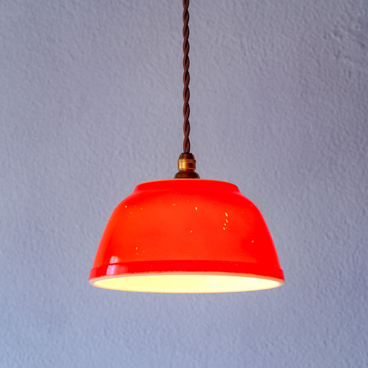 オールドパイレックス｜pyrex｜プライマリーレッド｜ミキシングボウル｜ペンダントライト