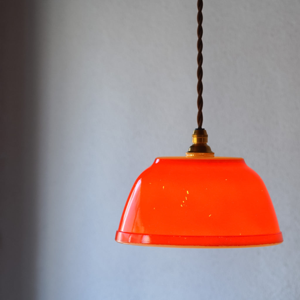 オールドパイレックス｜pyrex｜プライマリーレッド｜ミキシングボウル｜ペンダントライト