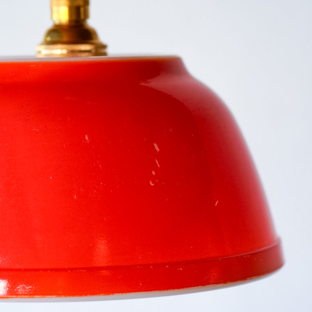 オールドパイレックス｜pyrex｜プライマリーレッド｜ミキシングボウル｜ペンダントライト