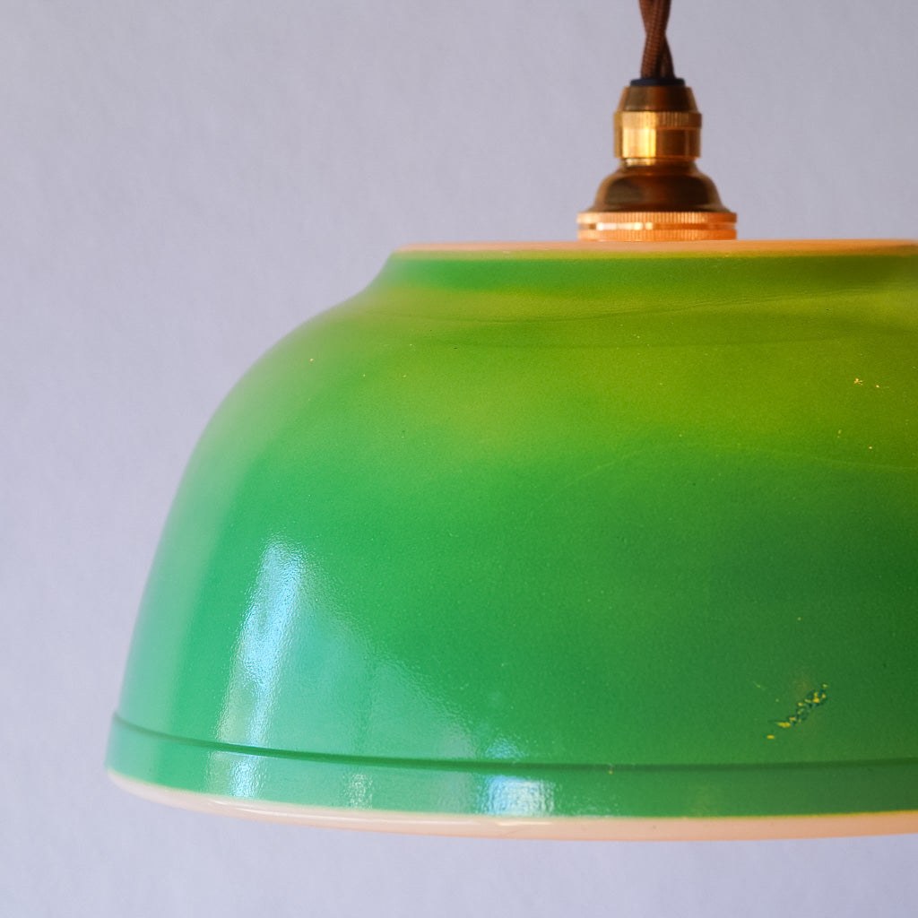 オールドパイレックス｜pyrex｜プライマリーグリーン｜ミキシングボウル｜ペンダントライト
