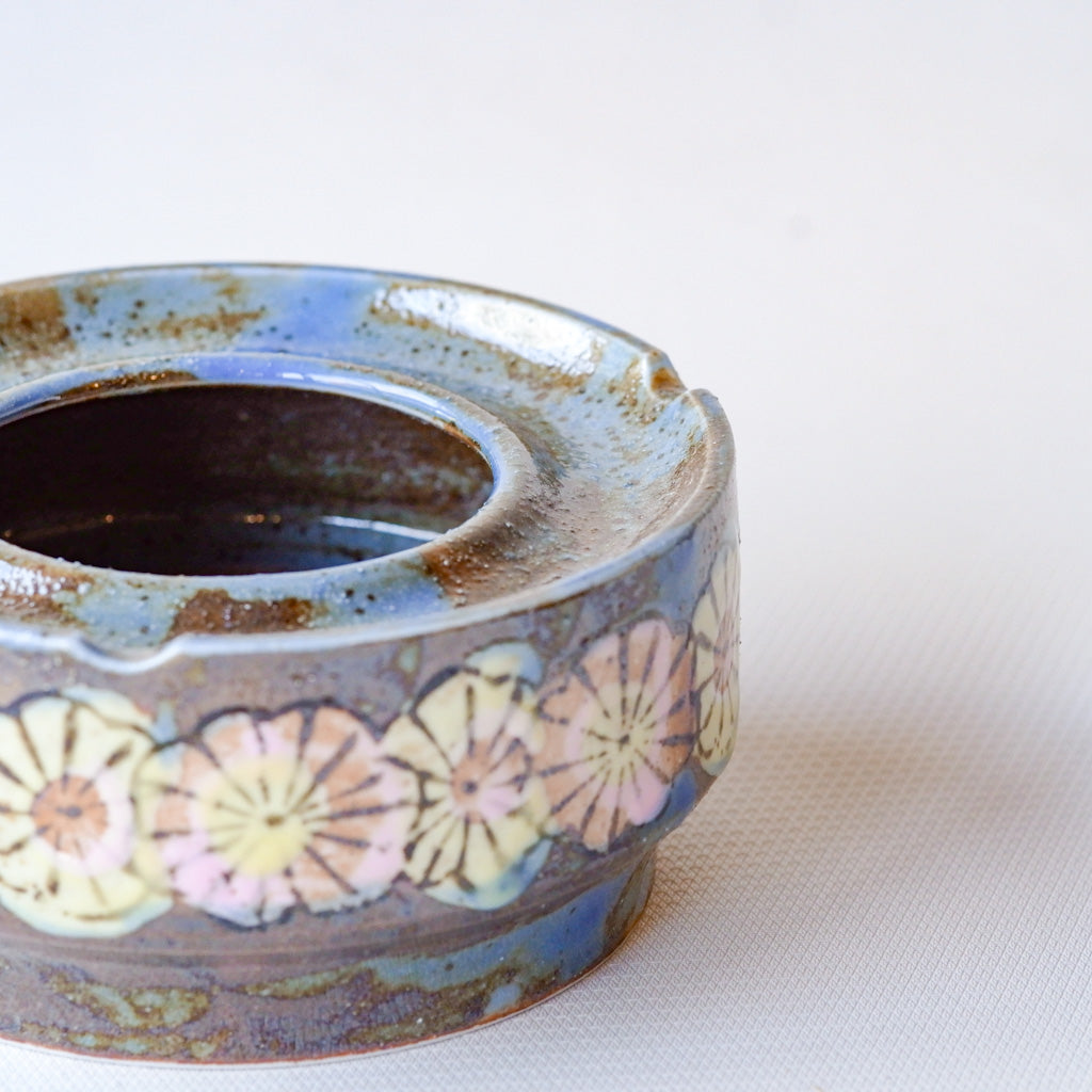 作地未詳｜土物｜花柄｜ペンダントライト