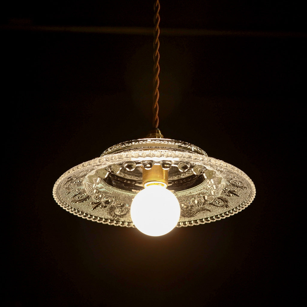 HASEGAWA GLASS｜エリザベス｜ガラス灰皿｜ペンダントライト