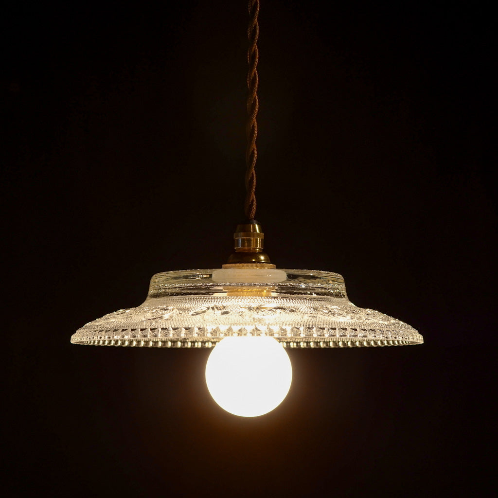 HASEGAWA GLASS｜エリザベス｜ガラス灰皿｜ペンダントライト