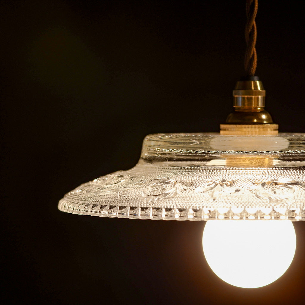 HASEGAWA GLASS｜エリザベス｜ガラス灰皿｜ペンダントライト