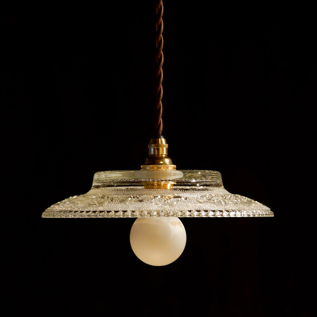 HASEGAWA GLASS｜エリザベス｜ガラス灰皿｜ペンダントライト