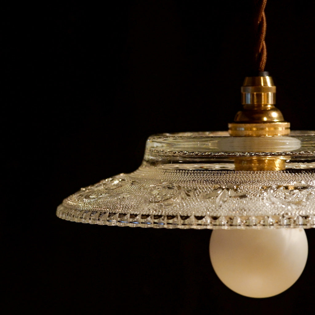 HASEGAWA GLASS｜エリザベス｜ガラス灰皿｜ペンダントライト