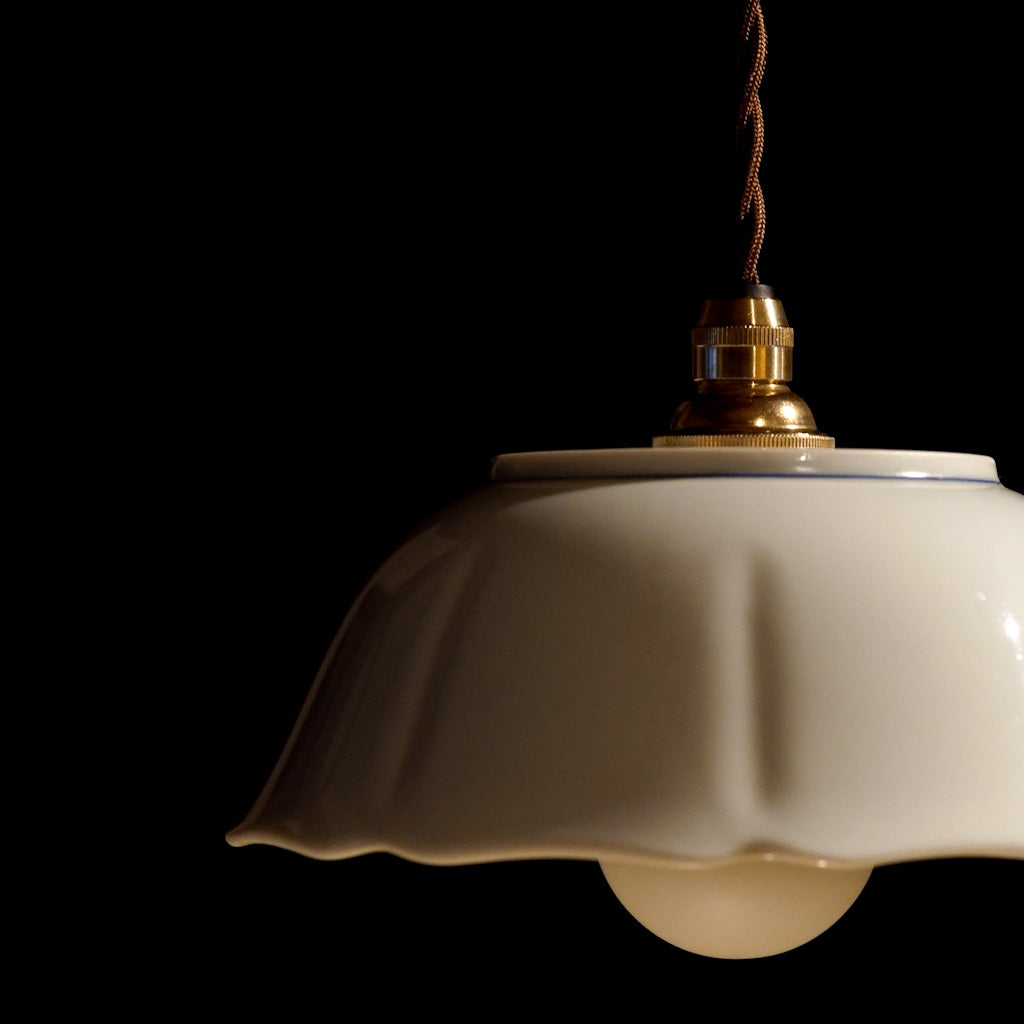 作地未詳｜たち吉｜鉢｜草文様｜ペンダントライト