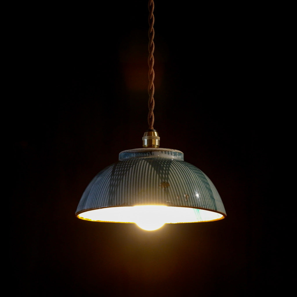 作地未詳｜時代物｜茶碗｜十草｜ペンダントライト