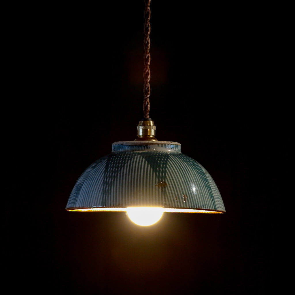 作地未詳｜時代物｜茶碗｜十草｜ペンダントライト