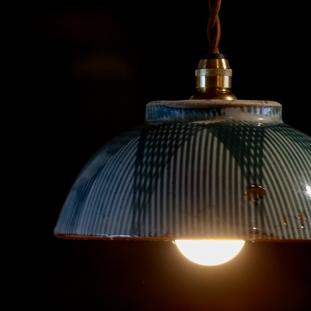 作地未詳｜時代物｜茶碗｜十草｜ペンダントライト