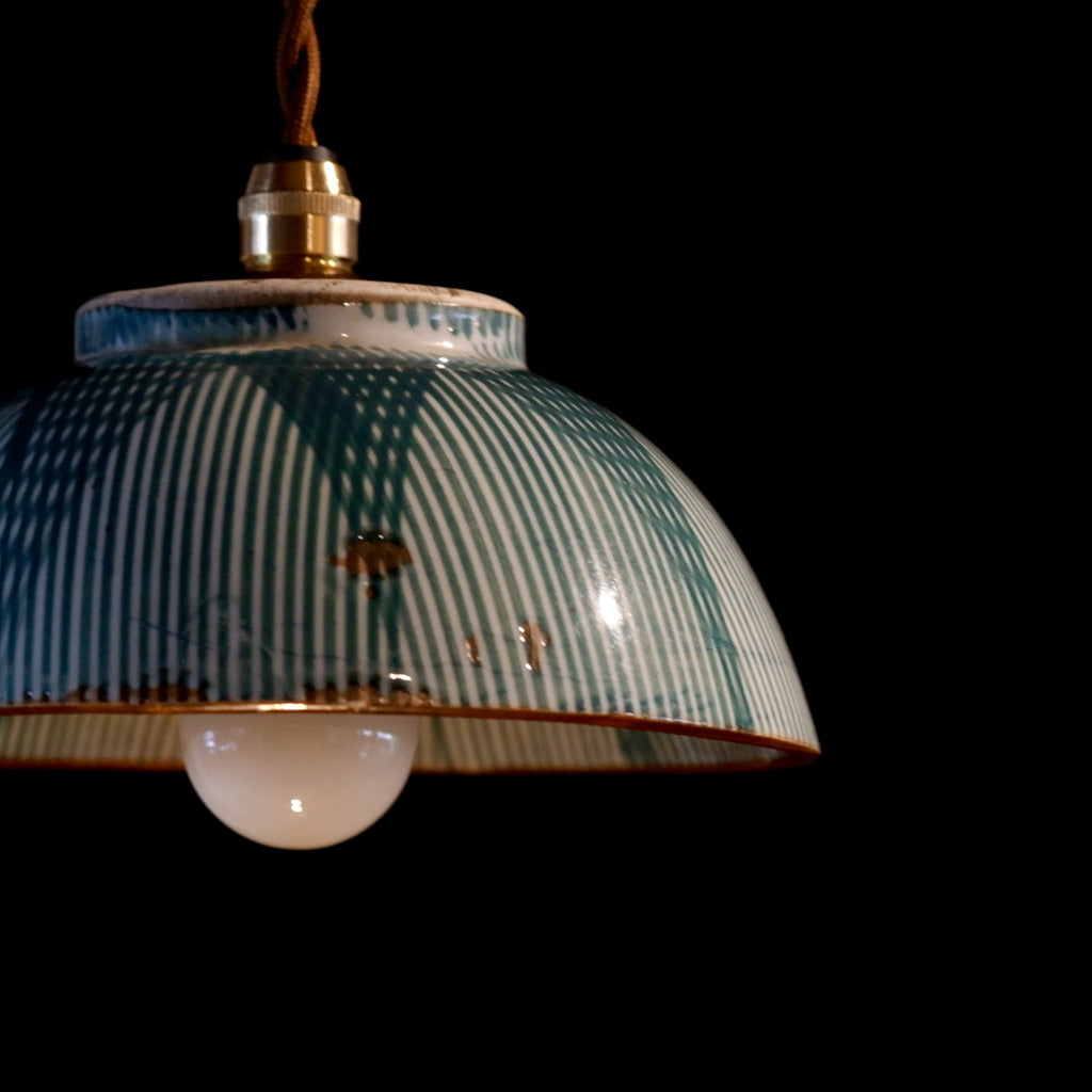 作地未詳｜時代物｜茶碗｜十草｜ペンダントライト