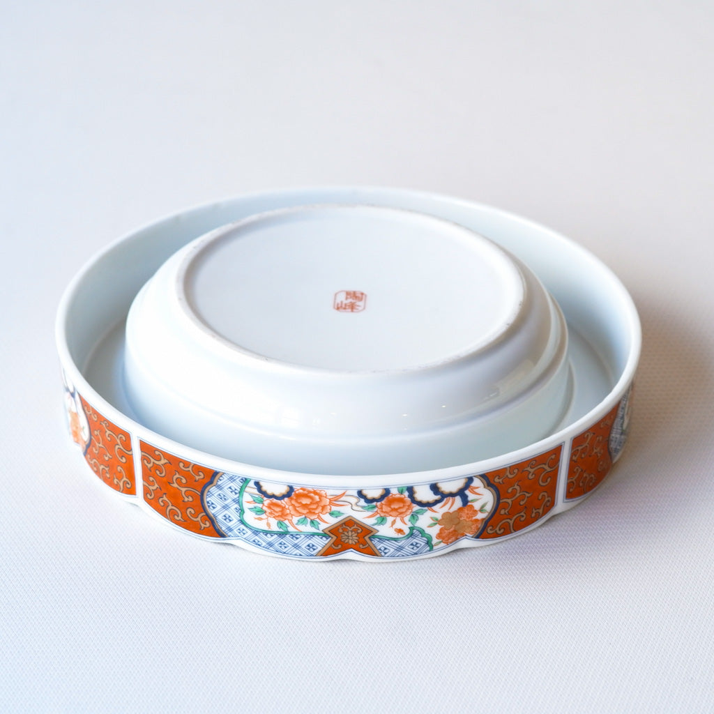 【早期購入】美濃焼｜陶峰｜菊花｜唐草｜ペンダントライト