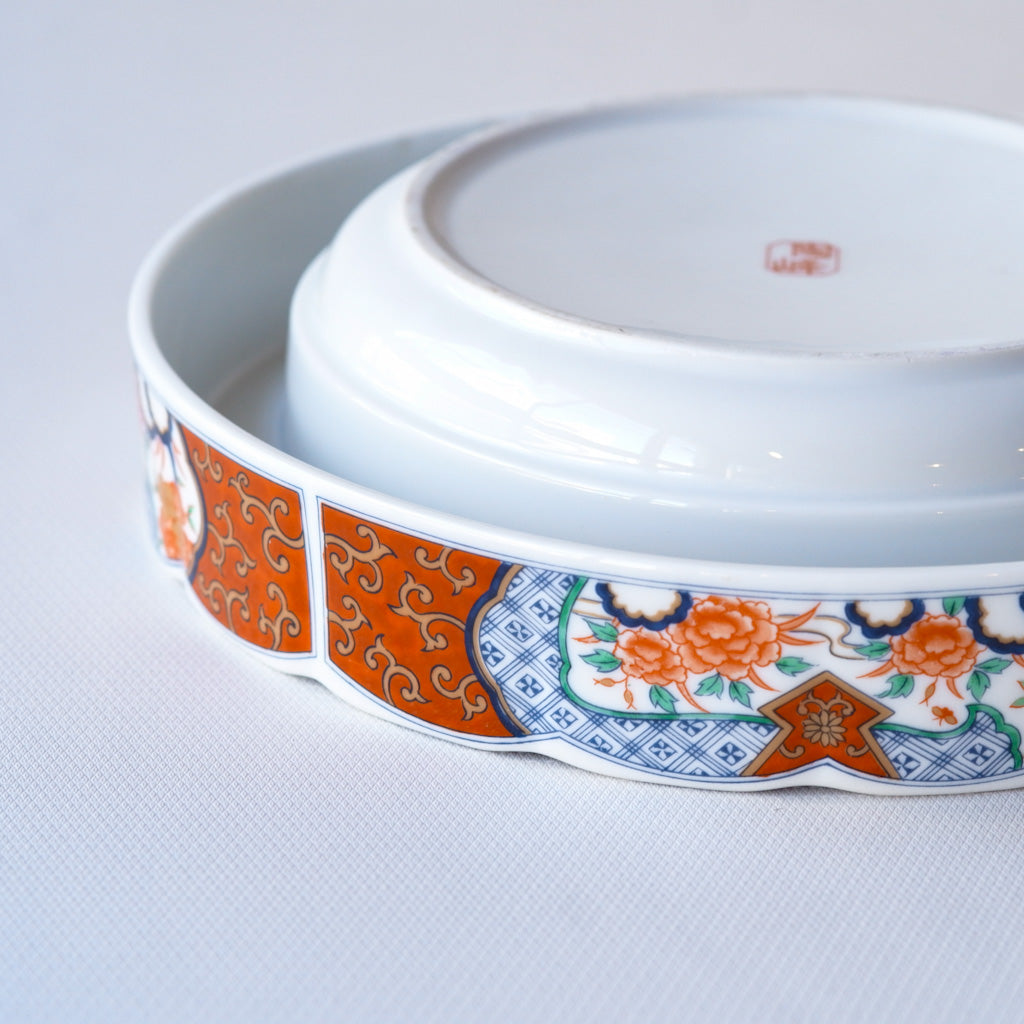 【早期購入】美濃焼｜陶峰｜菊花｜唐草｜ペンダントライト