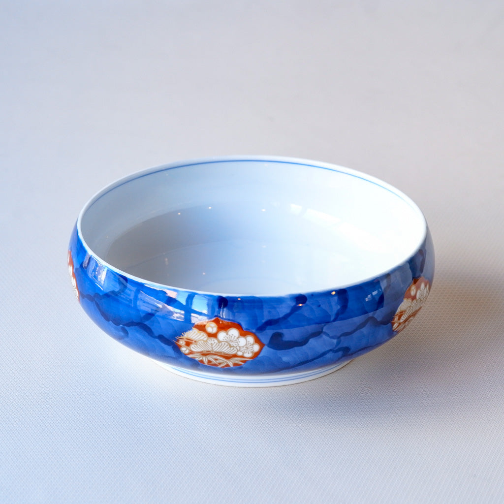 【早期購入】有田焼｜深川製磁｜フカガワブルー｜松竹梅｜ペンダントライト