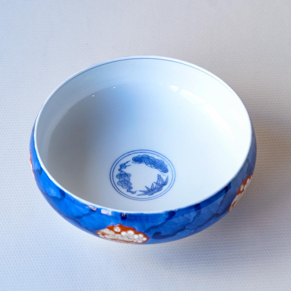 【早期購入】有田焼｜深川製磁｜フカガワブルー｜松竹梅｜ペンダントライト