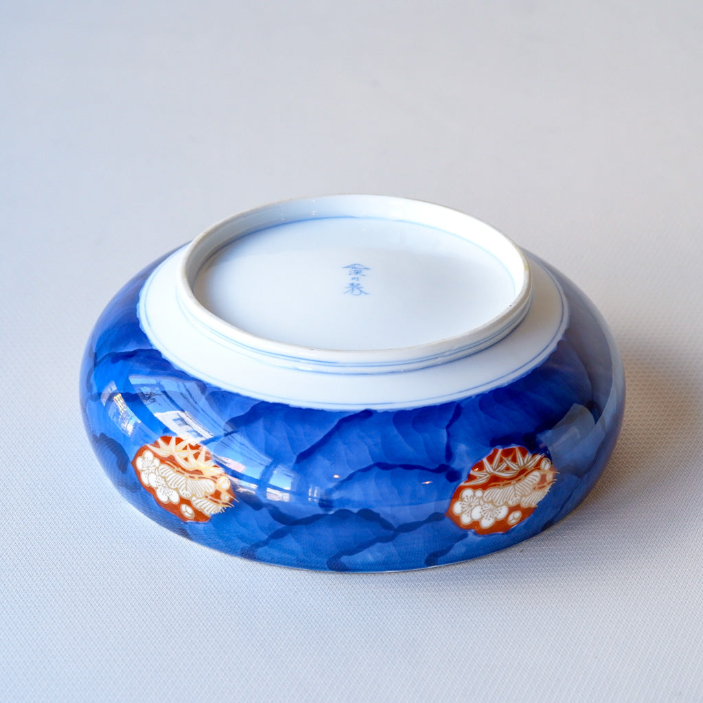 【早期購入】有田焼｜深川製磁｜フカガワブルー｜松竹梅｜ペンダントライト