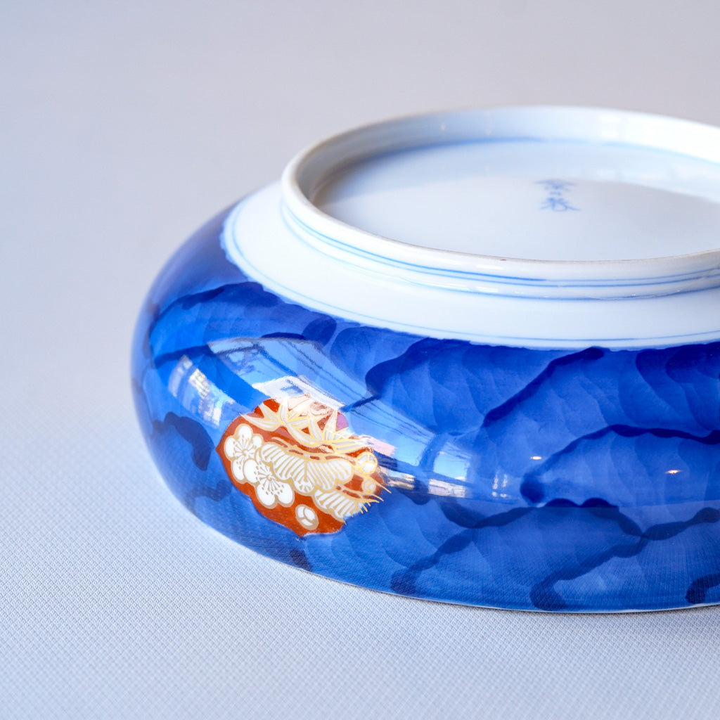 【早期購入】有田焼｜深川製磁｜フカガワブルー｜松竹梅｜ペンダントライト