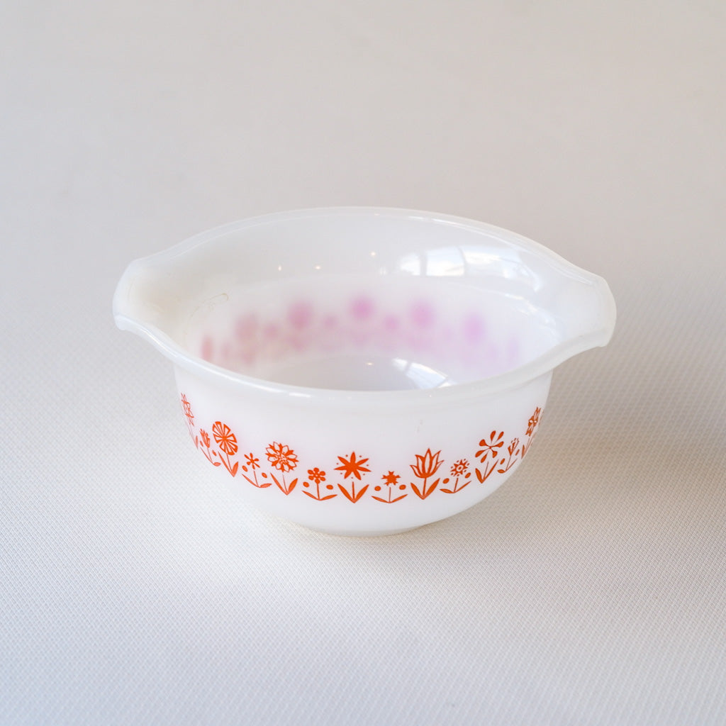 GLASBAKE｜キャセロール｜ミルクガラス｜赤｜ペンダントライト