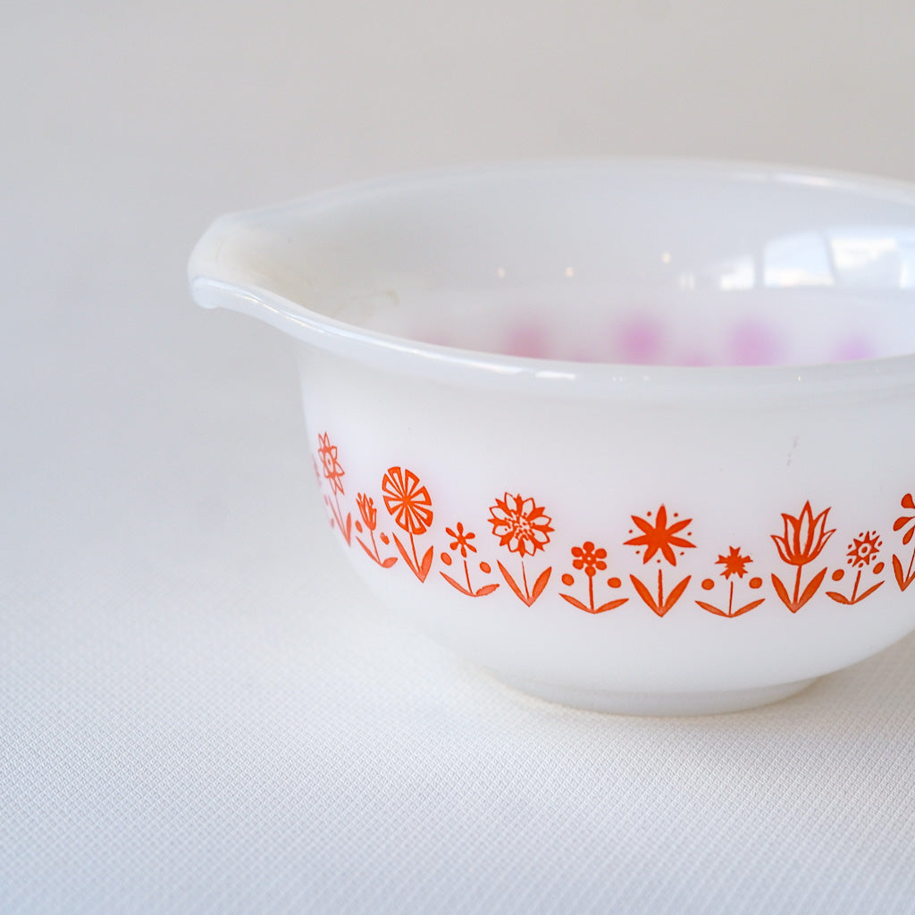 GLASBAKE｜キャセロール｜ミルクガラス｜赤｜ペンダントライト