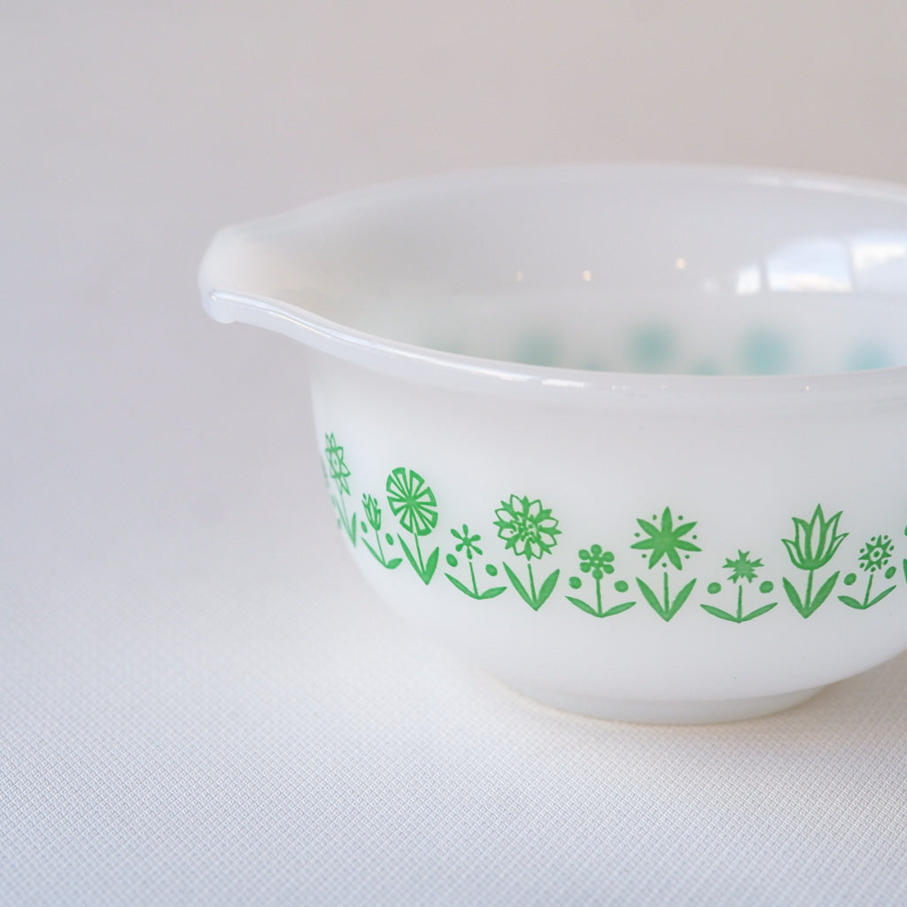 GLASBAKE｜キャセロール｜ミルクガラス｜緑｜ペンダントライト