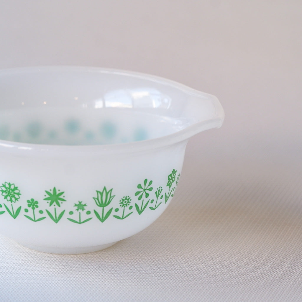 GLASBAKE｜キャセロール｜ミルクガラス｜緑｜ペンダントライト