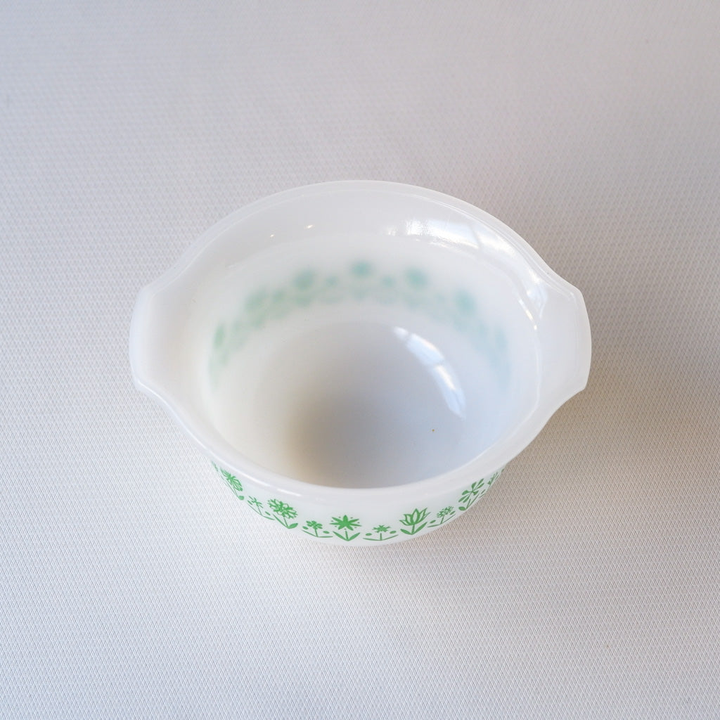 GLASBAKE｜キャセロール｜ミルクガラス｜緑｜ペンダントライト