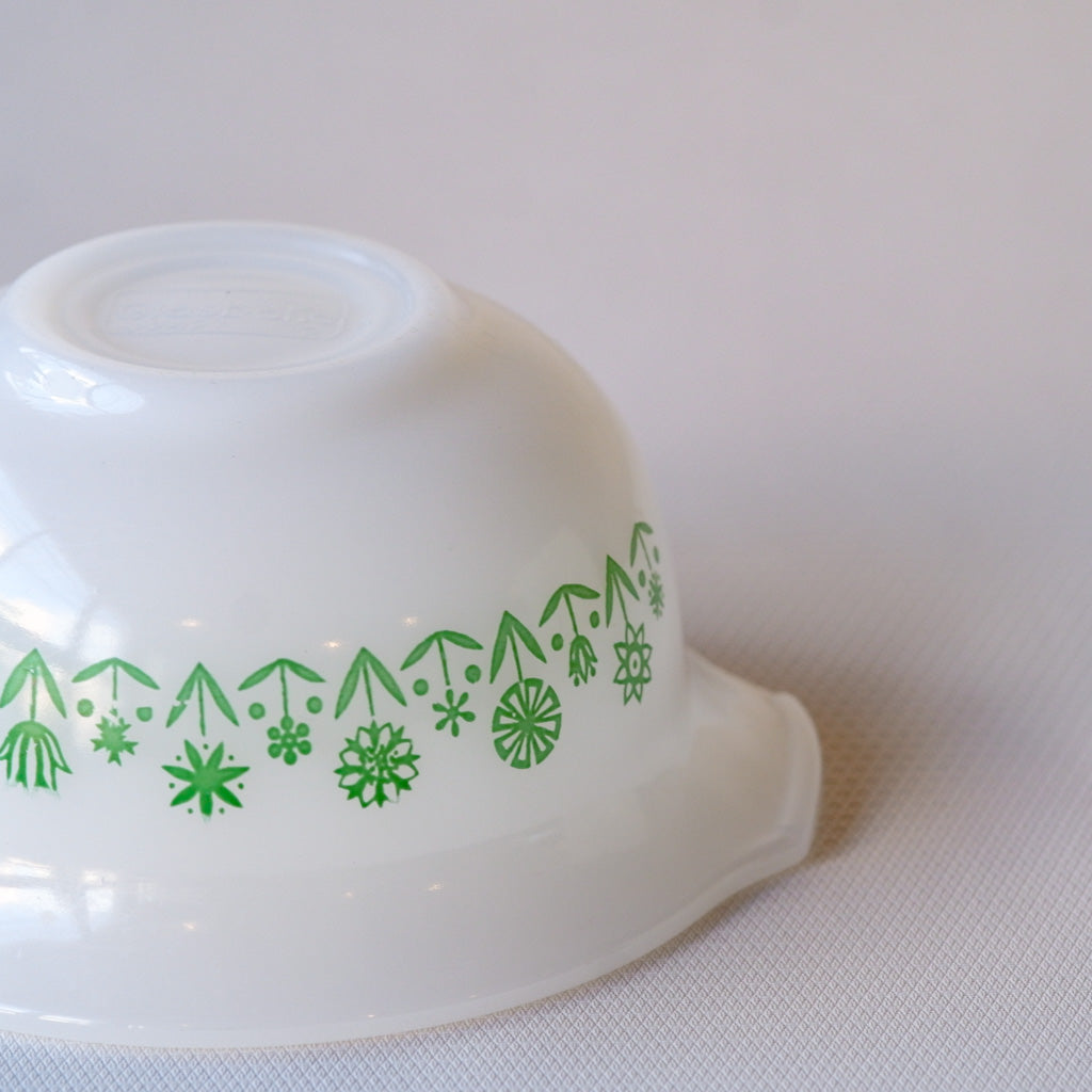 GLASBAKE｜キャセロール｜ミルクガラス｜緑｜ペンダントライト