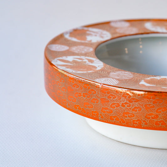 【早期購入】九谷焼｜九谷美泉｜赤絵｜金彩｜ペンダントライト