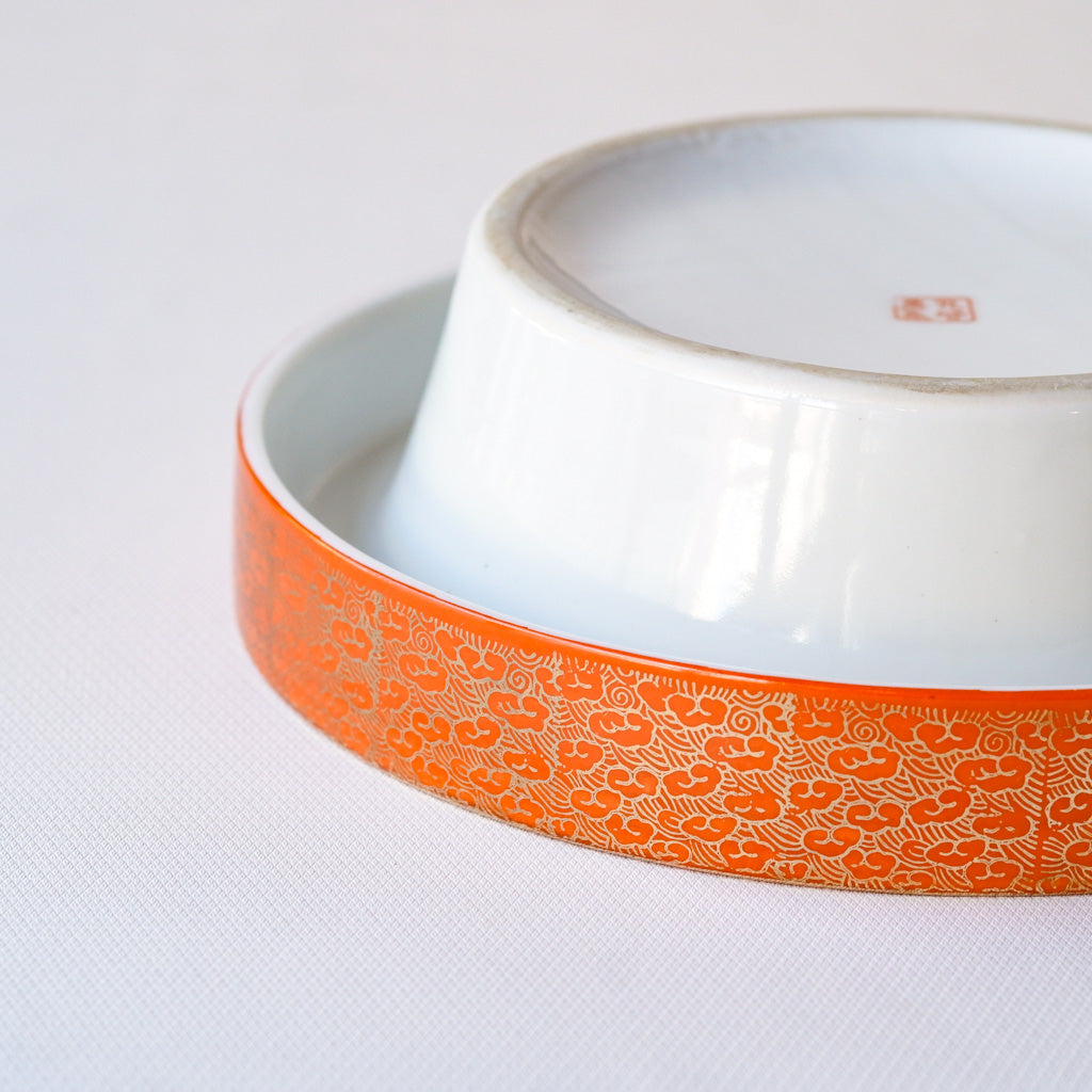 【早期購入】九谷焼｜九谷美泉｜赤絵｜金彩｜ペンダントライト