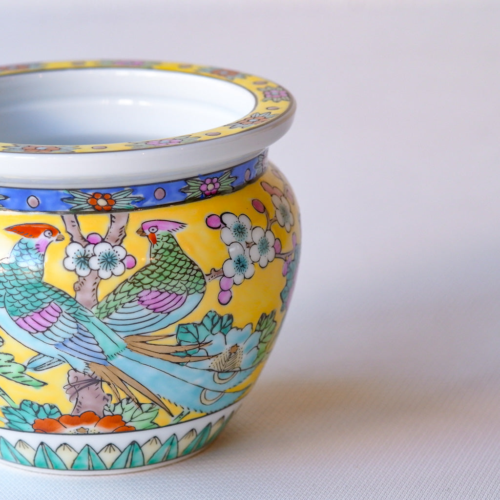 有田焼｜秀峰｜花鳥図｜鉢・小｜ペンダントライト