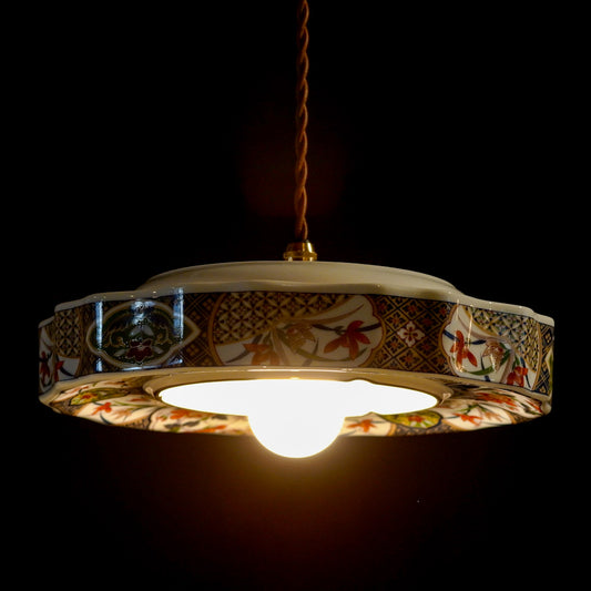 有田焼｜丸喜陶苑｜幾何学模様｜ペンダントライト