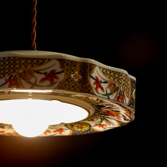 有田焼｜丸喜陶苑｜幾何学模様｜ペンダントライト