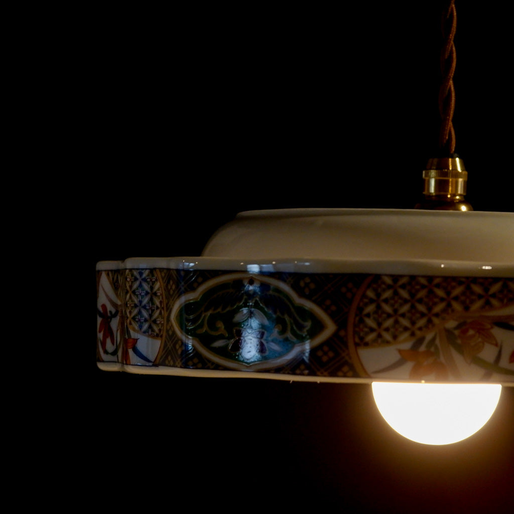 有田焼｜丸喜陶苑｜幾何学模様｜ペンダントライト