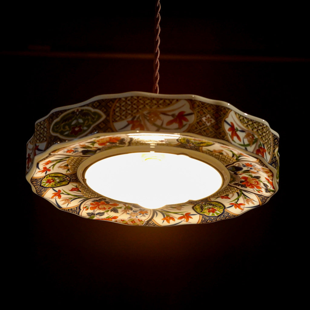 有田焼｜丸喜陶苑｜幾何学模様｜ペンダントライト