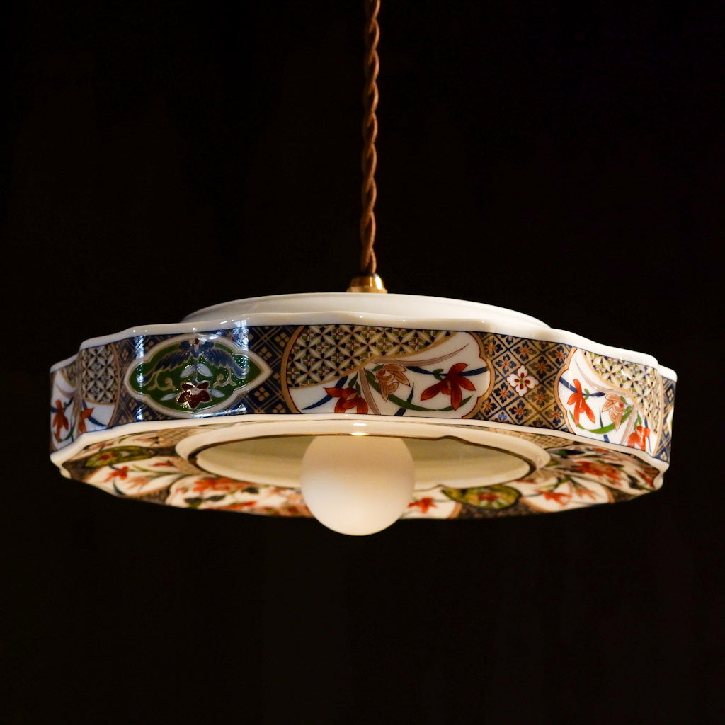 有田焼｜丸喜陶苑｜幾何学模様｜ペンダントライト