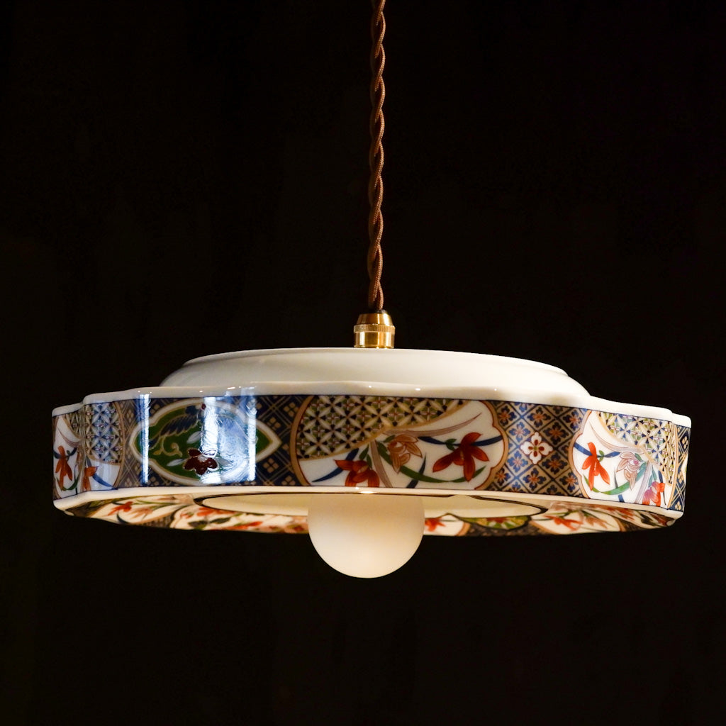 有田焼｜丸喜陶苑｜幾何学模様｜ペンダントライト