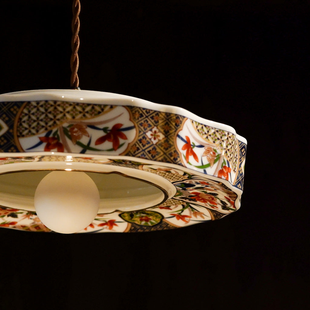 有田焼｜丸喜陶苑｜幾何学模様｜ペンダントライト