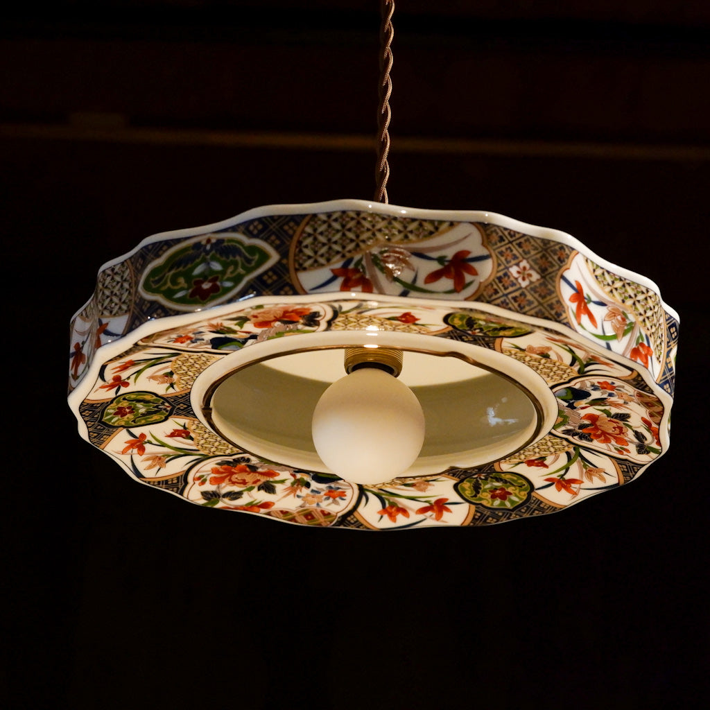 有田焼｜丸喜陶苑｜幾何学模様｜ペンダントライト