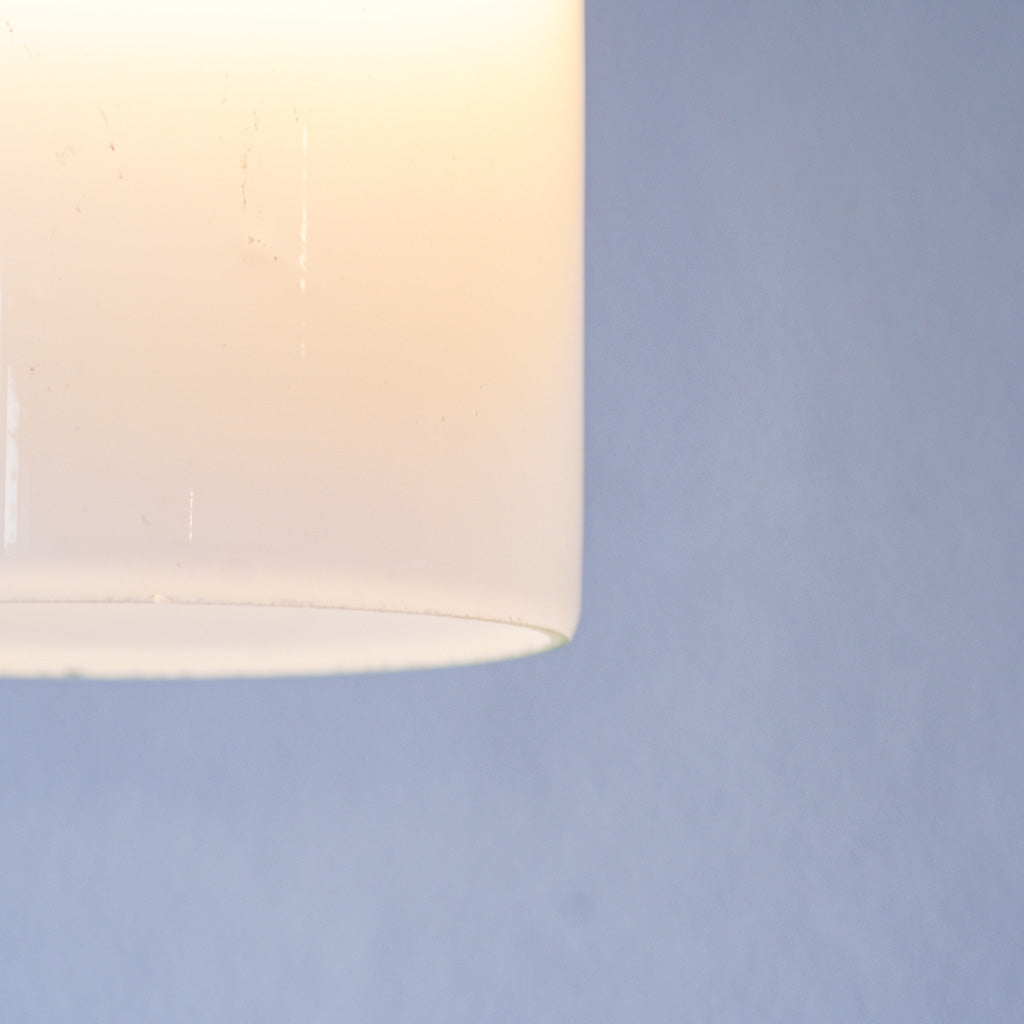 作地未詳｜ミルクガラス｜リユース｜ビンテージ｜ペンダントライト