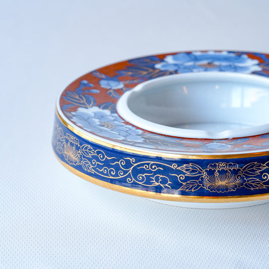 【早期購入】有田焼｜秀峰｜赤牡丹・藍・金彩｜ペンダントライト