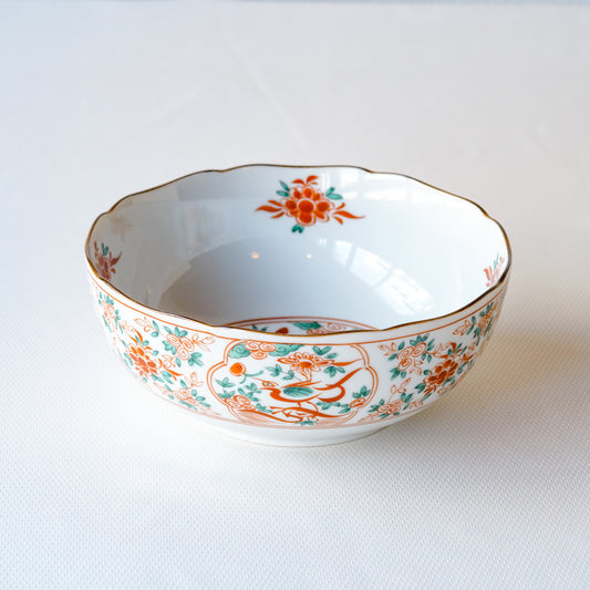 【早期購入】作地未詳｜たち吉｜赤絵・鉢｜ペンダントライト