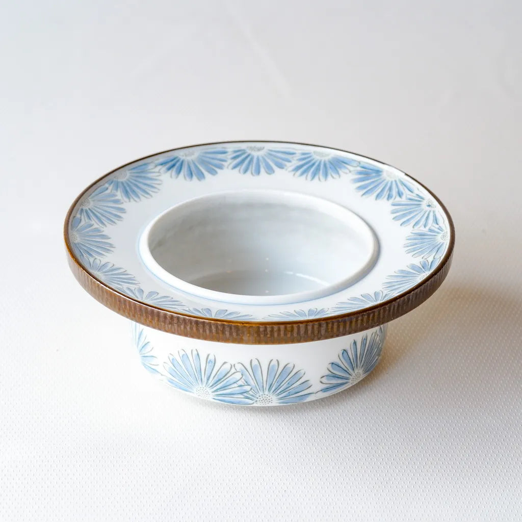 作地未詳｜淡彩色｜菊文様｜ペンダントライト