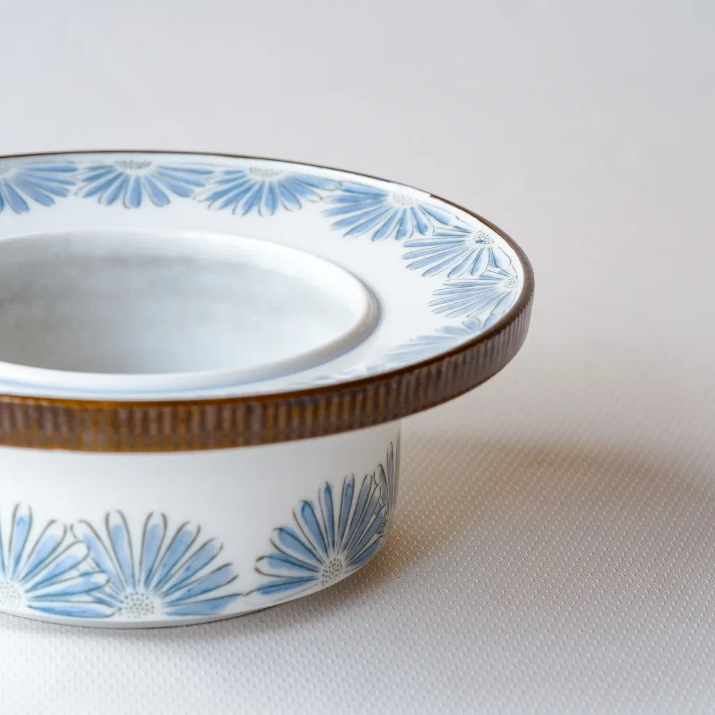 作地未詳｜淡彩色｜菊文様｜ペンダントライト