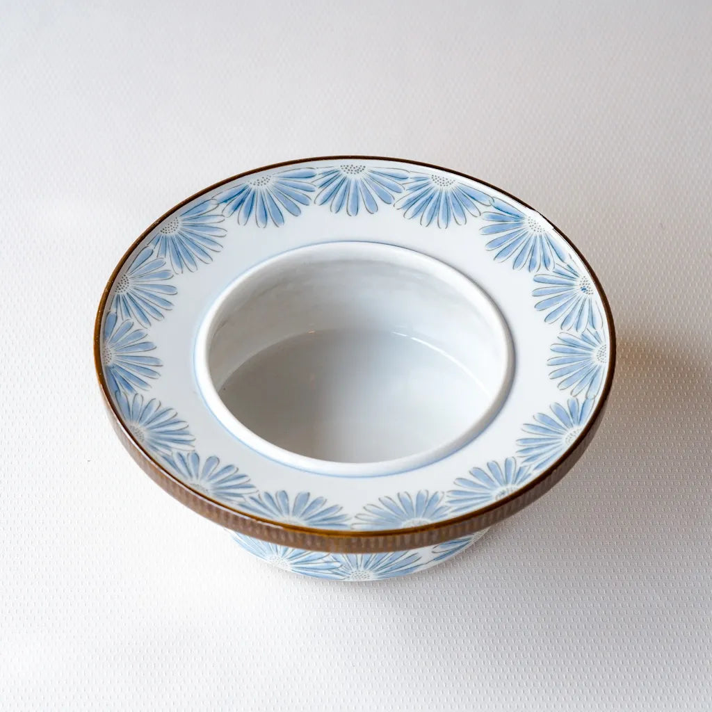 作地未詳｜淡彩色｜菊文様｜ペンダントライト